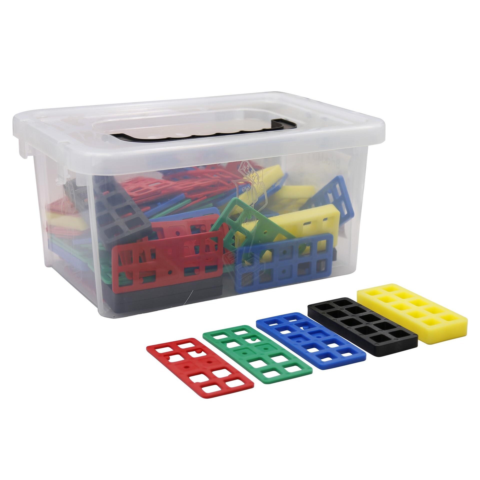 Misch-Box Justierklötze 120x50 mm 90 Stück; Höhen 2-3-5-10-15 mm