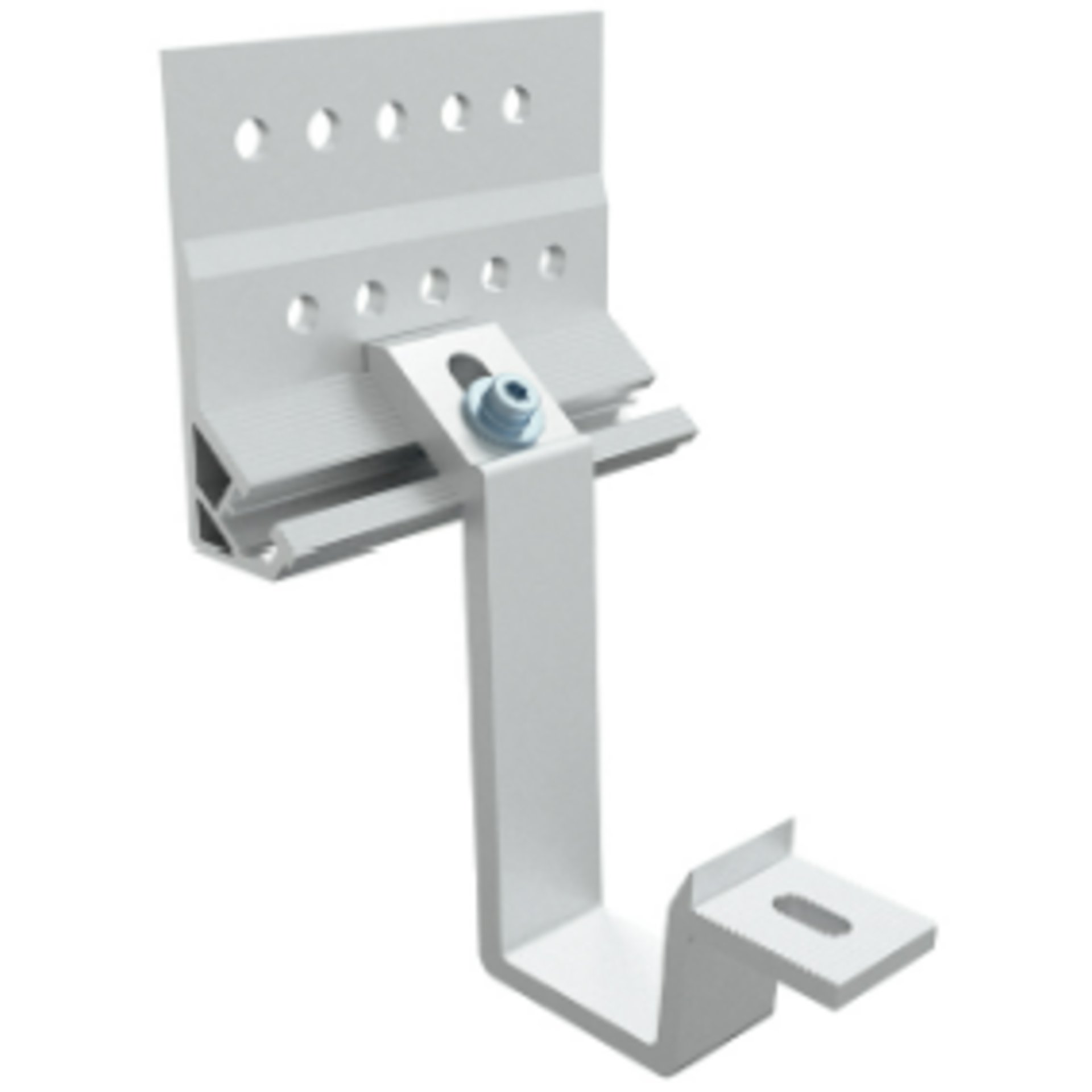 Dachhaken verstellbar EASY 150 x 110 x 6,5 mm, Aluminium