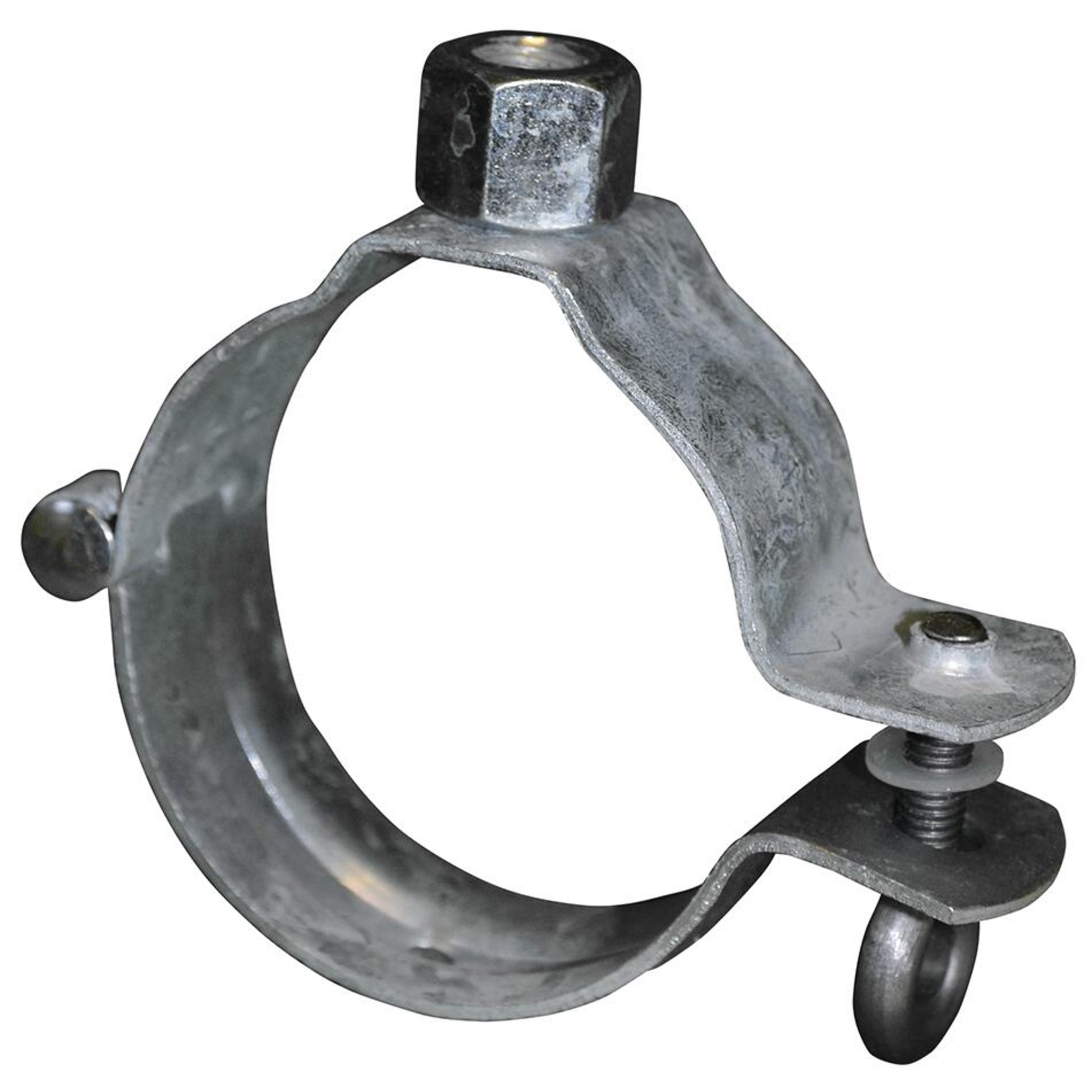 Cu - Fallrohrschelle 60mm mit Gewinde M10