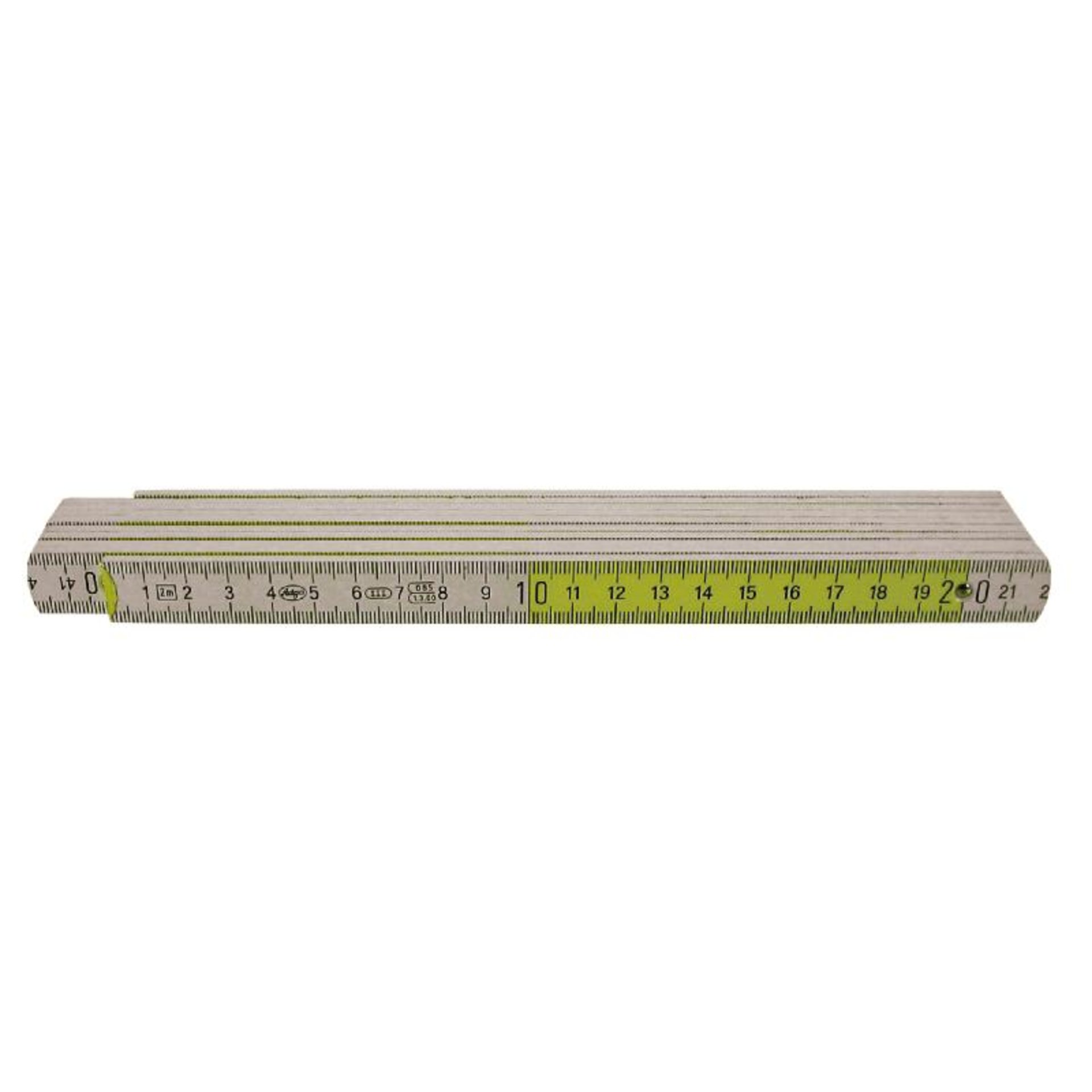HOLZ-GLIEDERMAßSTAB NATUR 2M 166.09